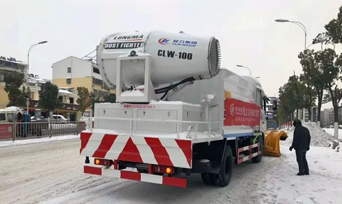 程力公司CLW-100型抑尘车助力雄安绿色环保di一拆大显身手