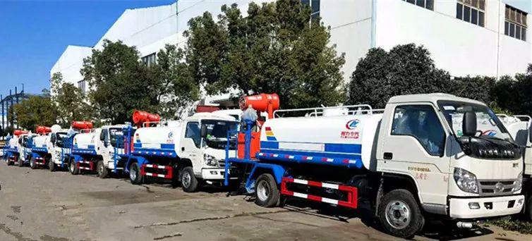 程力公司CLW-100型抑尘车助力雄安绿色环保di一拆大显身手