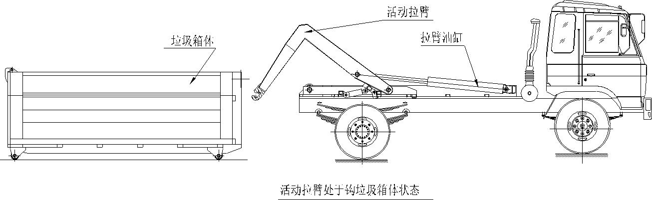 程力威牌勾臂式垃圾车使用操作维护保养说明书