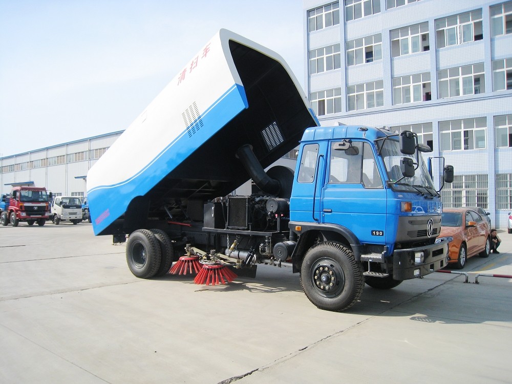 湖北程力专用汽车推荐几款东风大型垃圾清扫车