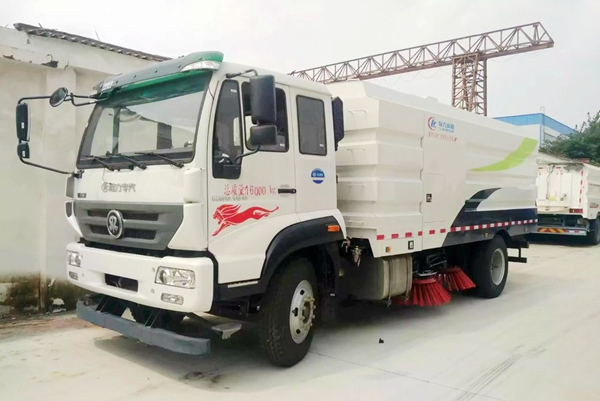 程力吸尘车在煤矿厂大显身手