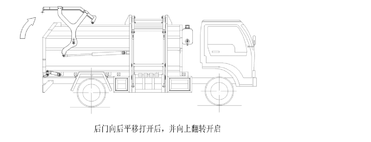 程力威牌侧装后卸压缩式垃圾车使用说明书