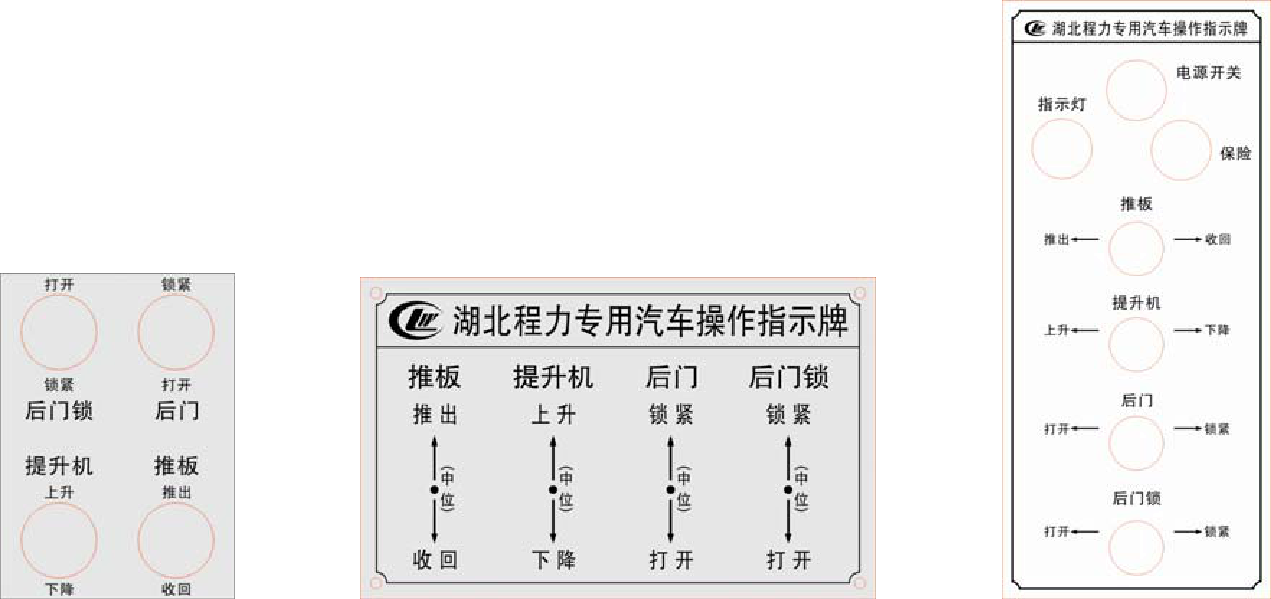 程力威牌侧装后卸压缩式垃圾车使用说明书