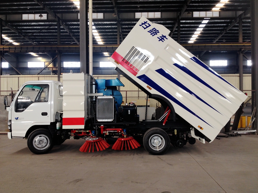 环卫车扫盘转速和扫盘倾角的调整和搭配方式