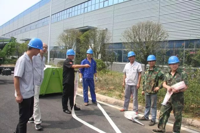 程力重工开展消防实 演习-预防火灾、消除安全隐患