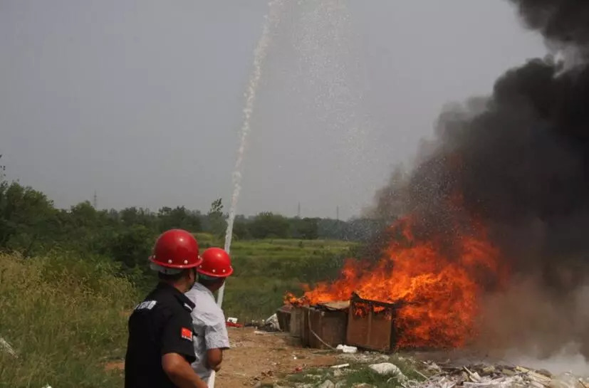 程力重工开展消防实 演习-预防火灾、消除安全隐患