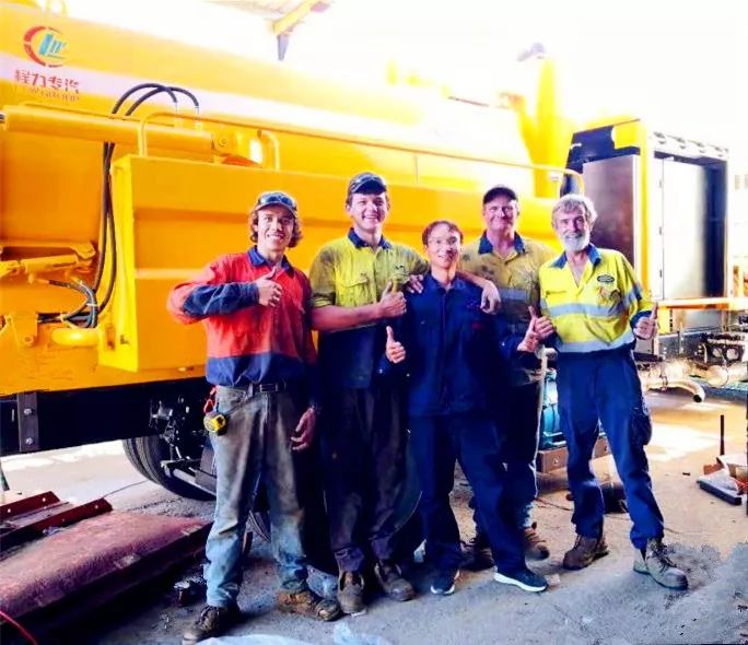 铸高端专汽，树行业标杆--程力智能联合清洗吸污车远销澳大利亚