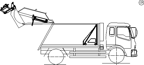 后装压缩垃圾车卸除垃圾操作使用三大步骤