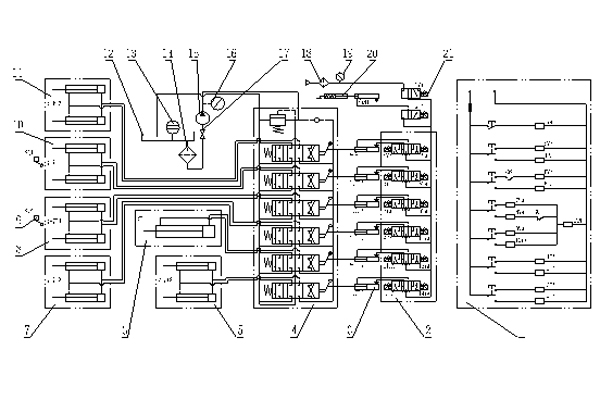 压缩式垃圾车4大组成结构及液压系统原理图