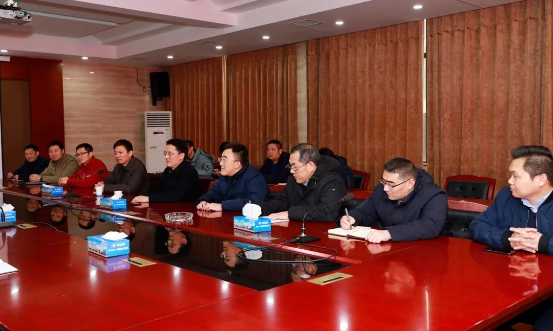 东风股份有限公司总经理陈彬莅临程力集团新春慰问暨增强 略合作