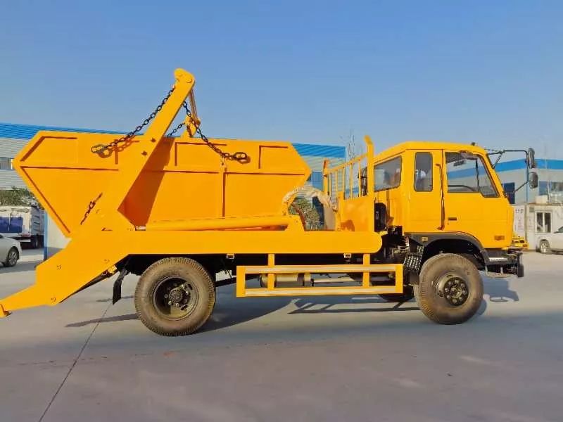 程力120辆摆臂式垃圾车出口马达加斯加